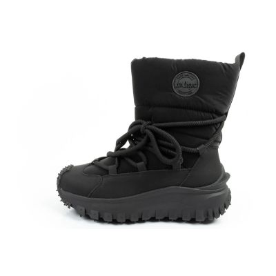 2. Lee Cooper buty sportowe damskie zimowe trekkingowe ocieplane czarne skóra naturalna