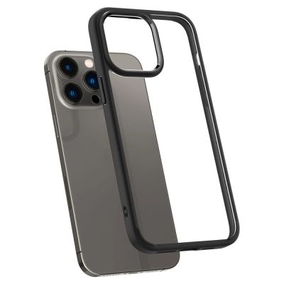 4. Etui Spigen Ultra Hybrid na iPhone 14 Pro - czarny mat