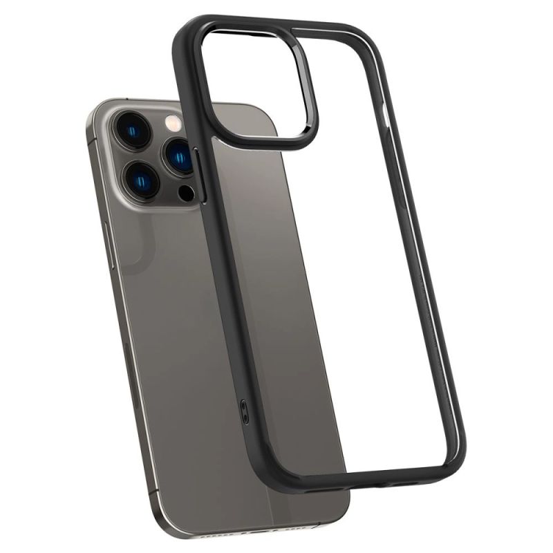 4. Etui Spigen Ultra Hybrid na iPhone 14 Pro - czarny mat