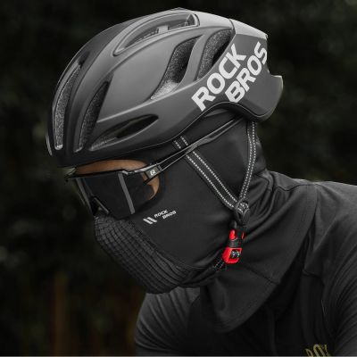 9. Kominiarka rowerowa Rockbros LF25699 polarowa - czarna