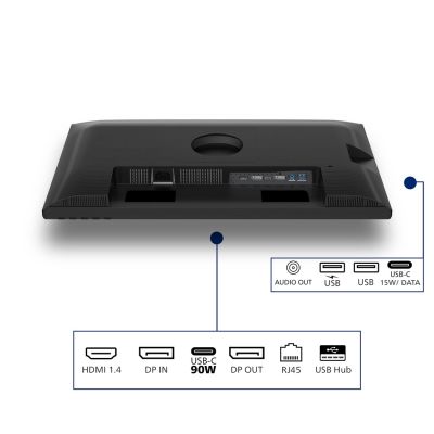 6. Philips 3000 series 24B2U3301D/00 monitor komputerowy 61,2 cm (24.1") 1920 x 1200 px WUXGA LCD Czarny