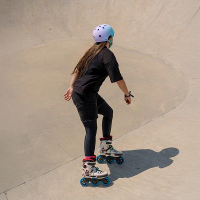 8. Kask rowerowy BMX/hulajnoga Wozinsky 54-58 cm - gradient różowy