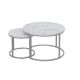 TABLE COFFEE PAOLA WHITE 60X40CM