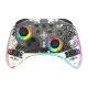 Deltaco Gaming GAM-198-T kontroler gier Przezroczysty Bluetooth/USB Gamepad Nintendo Switch, Nintendo Switch 2, Nintendo Switch OLED, Android, PC