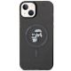 3. Etui Karl Lagerfeld Karl&Choupette Glitter MagSafe na iPhone 15 - czarne