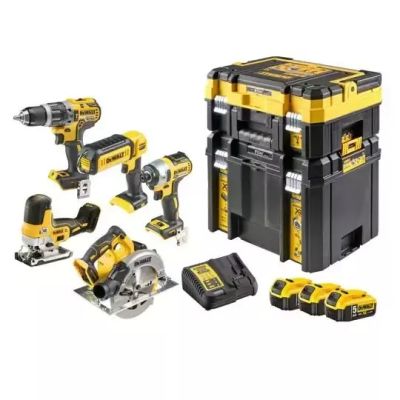 2. DeWALT DCK500P3T-QW zestaw combo elektronarzędzi Bateria