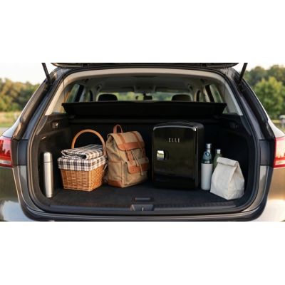 2. Mini lodówka ELLE Home ESDAF101BKEU 4L czarna