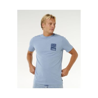 6. Koszulka męska RIP CURL Keep On Trucking Ss Tee niebieska