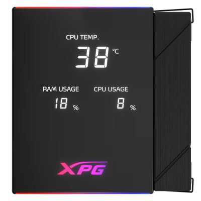 6. XPG MAESTRO PLUS 62DA Procesor Chłodnica powietrza 12 cm Czarny