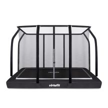 VIRTUFIT TRAMPOLINA OGRODOWA DO WKOPANIA 244 x 366 CM Z SIATKĄ