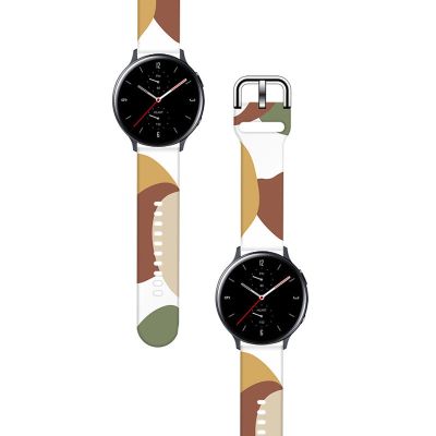 2. Pasek Strap Moro do Samsung Galaxy Watch 40 / 41 / 42 / 43 / 44 mm silikonowa bransoletka opaska do zegarka - wzór 4