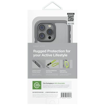 6. Etui UNIQ Combat Active Magclick Charging na iPhone 16 Pro - szare