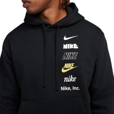 5. Nike bluza męska z kapturem Club BB PO Hoodie Mlogo DX0783-010