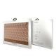 4. Pokrowiec Guess GCube Stripes na laptopa 16'' - brązowy