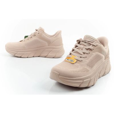 8. Skechers buty damskie sportowe Bobs B Flex SLIP-INS beżowe wygodne