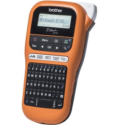 4. Brother PT-E110 drukarka etykiet Termotransferowy 180 x 180 DPI 20 mm/s HGe/TZe QWERTY
