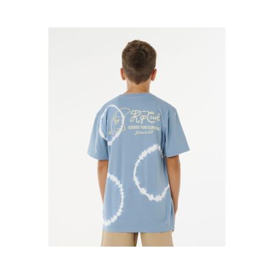 3. Koszulka chłopięca RIP CURL Pacific Rinse Fin Tee-Boy niebieska