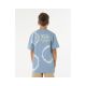 3. Koszulka chłopięca RIP CURL Pacific Rinse Fin Tee-Boy niebieska