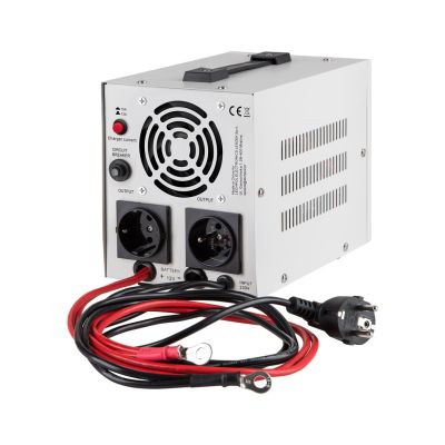 3. Zasilacz awaryjny KEMOT PROsinus-800 przetwornica z czystym przebiegiem sinusoidalnym i funkcją ładowania 12V 230V 800VA/500W