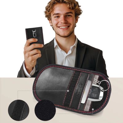 3. Etui RFID Tech-Protect KLR100 - czarno-czerwone