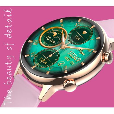 10. Smartwatch Damski RUBICON RNCF09 Rose Gold/Pink SMARUB234