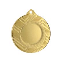 Medal złoty ogólny z miejscem na emblemat 25 mm - medal stalowy