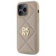 2. Etui DKNY Quilted Stack Logo na iPhone 14 Pro Max - beżowe