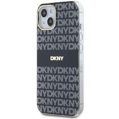2. Etui DKNY IML Mono & Stripe MagSafe na iPhone 15 / 14 / 13 - czarne