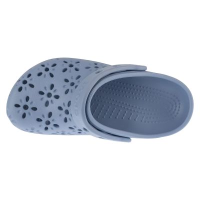 3. Crocs Classic Floral Cut Out Clog Kids  210943-453 Niebieskie 29/30
