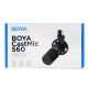12. Mikrofon dynamiczny gamingowy BOYA CastMic S60 przewodowy USB XLR - czarny