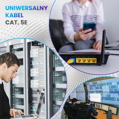 10. Kabel sieciowy Extralink EX.10055 skrętka CAT5E UTP (U/UTP) V2 Wewnętrzny 305M