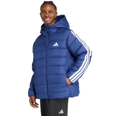 10. Kurtka męska adidas Essentials CLIMAWARM 3-Stripes niebieska JX7771