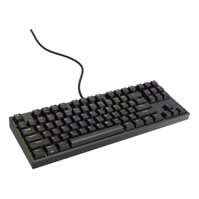 3. KLAWIATURA DLA GRACZY GENESIS THOR 404 TKL US PODŚWIETLENIE RGB MECHANICZNA CZARNA KAILH BOX BROWN