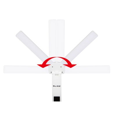 7. BLOW LAMPKA BIURKOWA LED LB-24 Z ZEGARKIEM