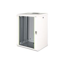 Digitus Szafa sieciowa wisząca Unique 19" 16U rack 600x450, drzwi szyba, szary, niedzielona, złożona, 100kg