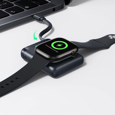 13. Powerbank Baseus EnerFill FW11 5W do Apple Watch z wbudowanym kablem - czarny
