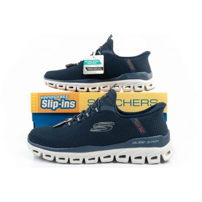 10. Buty Skechers Glide-Step Slip-Ins M 233010/NVY