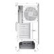 14. GameMax CLAW 460 WH Midi Tower Biały