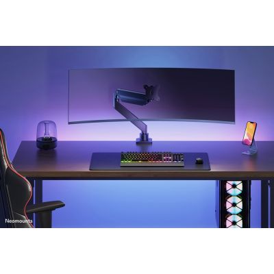 11. Uchwyt biurkowy do monitora Neomounts NM-D775BLACKPLUS 10-49" - sprężyna gazowa - Topfix - ogranicznik 180°