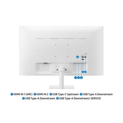 12. Samsung M7 M70F monitor komputerowy 81,3 cm (32") 3840 x 2160 px 4K Ultra HD LED Biały