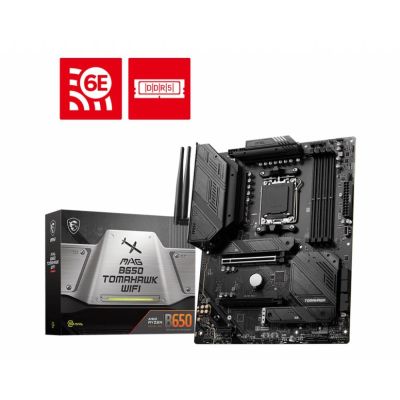5. MSI MAG B650 Tomahawk WIFI AMD B650 Gniazdo AM5 ATX
