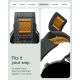9. Pasek Spigen Athlex Air na Google Pixel Watch 41 mm - czarno-pomarańczowy