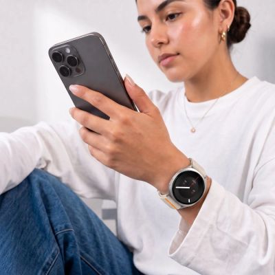 3. Pasek Tech-Protect Nylon Clasp na Samsung Galaxy Watch 40 / 44 / 46 mm - beżowy