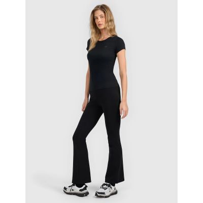 Legginsy dzianinowe z rozszerzanymi nogawkami damskie 4F 4FRAW25TTIGF320-20S
