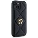 4. Etui DKNY Quilted Stack Logo na iPhone 15 Plus - czarne