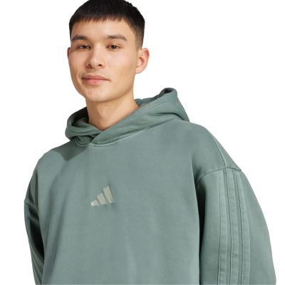 11. Bluza męska adidas A SZN W FL HD zielona JL6538
