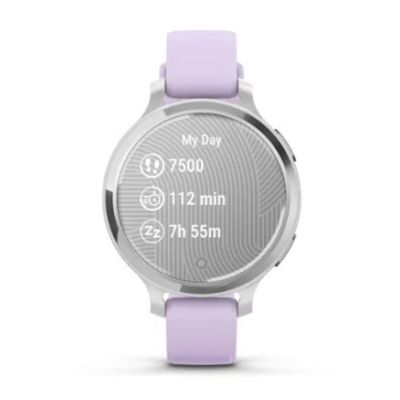 7. Zegarek Garmin Lily 2 Active 38mm Silver/Jasmine Purple