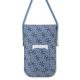 2. Torebka Guess 4G Metal Script Logo - niebieska