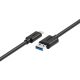 3. UNITEK KABEL USB TYP-C USB 3.1 - USB A, Y-C474BK+
