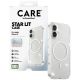 4. Etui CARE by PanzerGlass Flagship Urban Explorer w. White MagSafe na iPhone 17 - przezroczysto-brokatowe